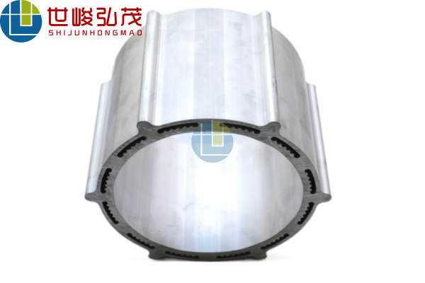 新能源汽車水冷電機外殼鋁型材1